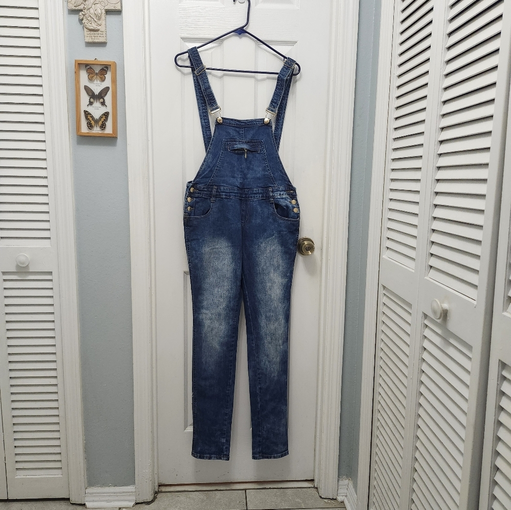 Blue Denim Overalls